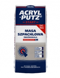 Masa szpachlowa Acryl-putz Śnieżka