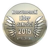 Jedynka® z wyróżnieniem Konsumencki Lider Jakości